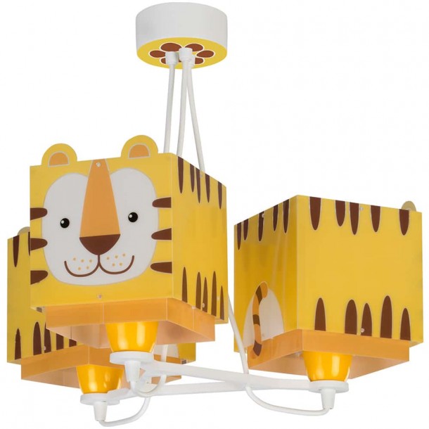 Φωτιστικό Οροφής 3Φωτο Little Tiger 39x39x45εκ. Ango 64567