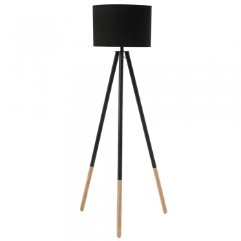 Φωτιστικό Επιδαπέδιο Τρίποδο Μεταλλικό Μαύρο iliadis 40x126εκ. 76769