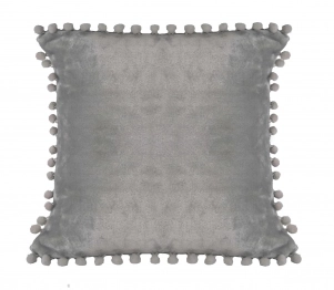 Διακοσμητικό Μαξιλάρι Fleece 43x43εκ. Pomy Grey Makis Tselios