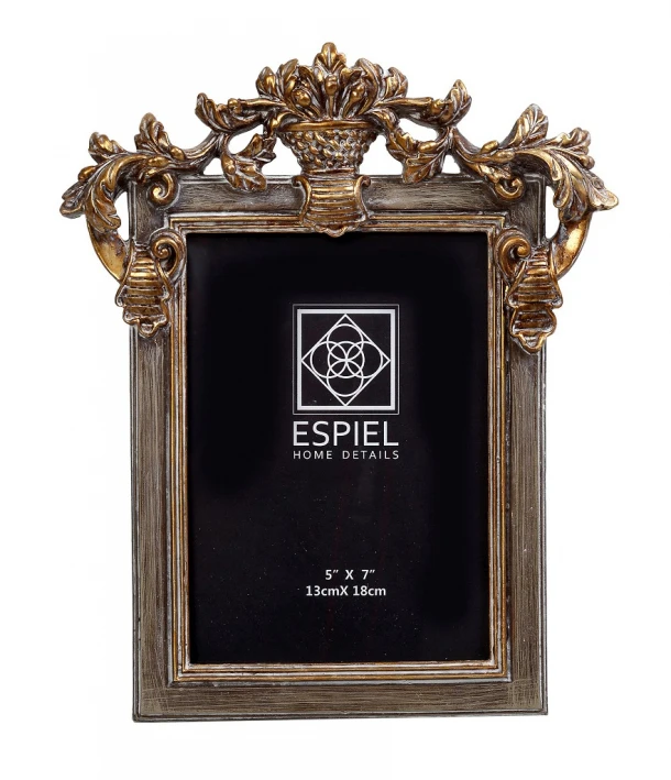 Κορνίζα Polyresin Χρυσή ESPIEL 22x2,5x26,5εκ. ZEK336