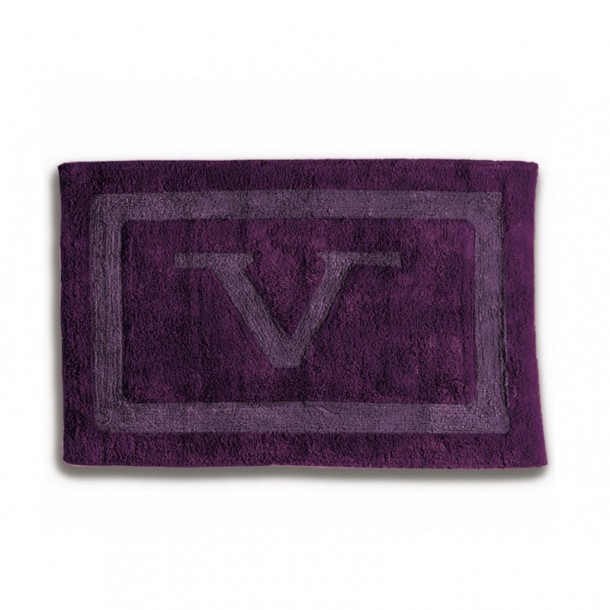 Ταπέτο Μπάνιου Βαμβακερό-Viscose 60x90εκ. Vera Purple SB HOME