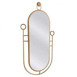 Καθρέπτης Τοίχου Μεταλλικός Χρυσός Angbor ARTELIBRE 65x2x100εκ. 14790015