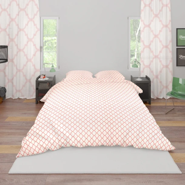 Παπλωματοθήκη Βαμβακερή Υπέρδιπλη 220x240εκ. Windows 161 Dimcol
