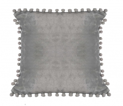 Διακοσμητικό Μαξιλάρι Fleece 43x43εκ. Pomy Grey Makis Tselios