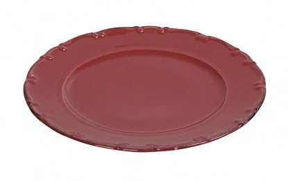 Πιάτο Φαγητού Ρηχό Πορσελάνης Ροζ-Καφέ Liana ESPIEL 27εκ. TLX101K6