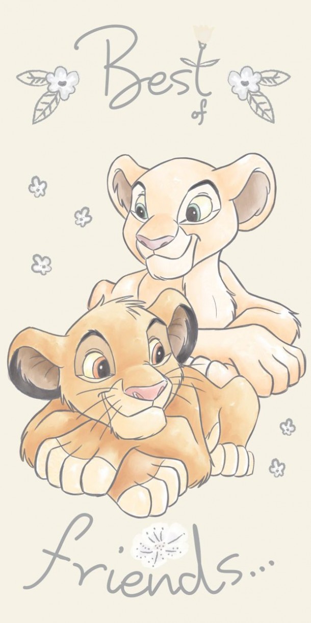 Πετσέτα Θαλάσσης Βαμβακερή 70x140εκ. Lion King 17 Digital Print Disney Dimcol