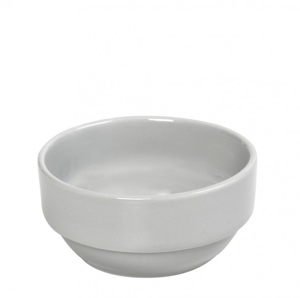 Μπωλ Σερβιρίσματος Stoneware Essentials Light Grey ESPIEL 14x6,5εκ. OWA118K6