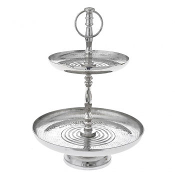 Ορντερβιέρα 2 Όροφη Nikel Σφυρήλατη Ασημί iliadis 23x31εκ. 79780