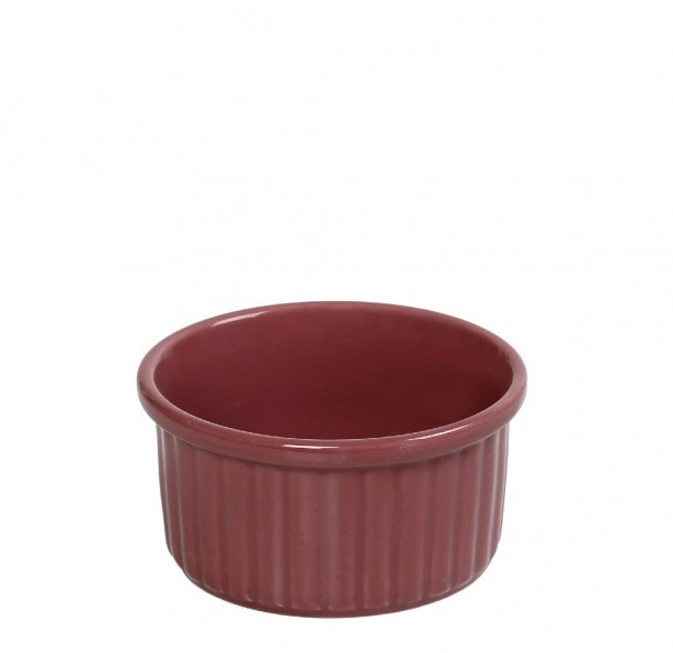 Μπωλ Σουφλέ Πυρίμαχο Stoneware Pomegranate Dusty Pink Essentials ESPIEL 8x4εκ. OWD122K12