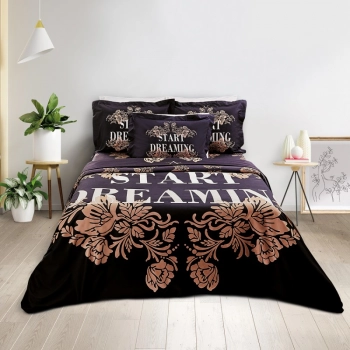 Σετ Παπλωματοθήκη Βαμβακοσατέν King 230x250εκ. Sognare 19V69