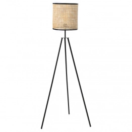 Φωτιστικό Επιδαπέδιο Τρίποδο Ψάθινο Μπεζ iliadis 30x149εκ. 76841