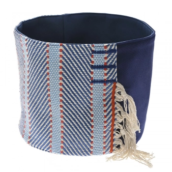 Καλάθι Υφασμάτινο Μπλε iliadis 28x23εκ. 77013