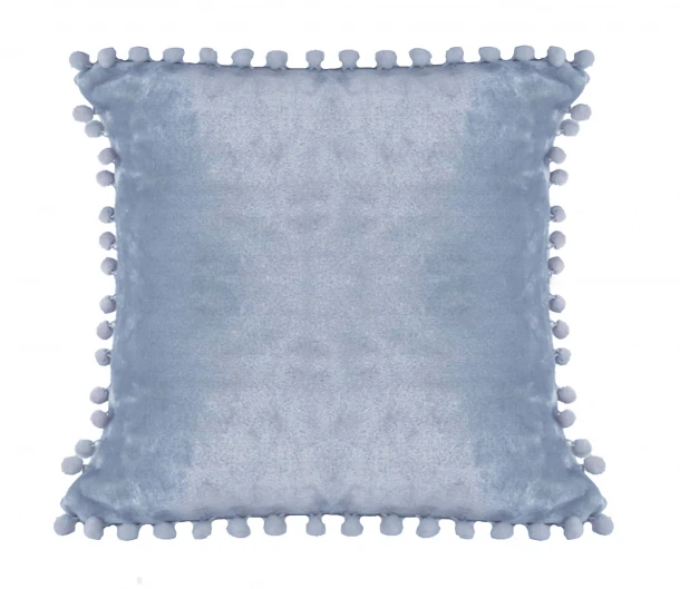 Διακοσμητικό Μαξιλάρι Fleece 43x43εκ. Pomy Blue Makis Tselios