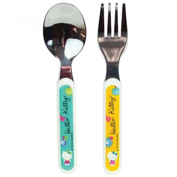 Παιδικό Σετ 2τμχ Κουτάλι-Πηρούνι Hello Kitty ANGO 005990