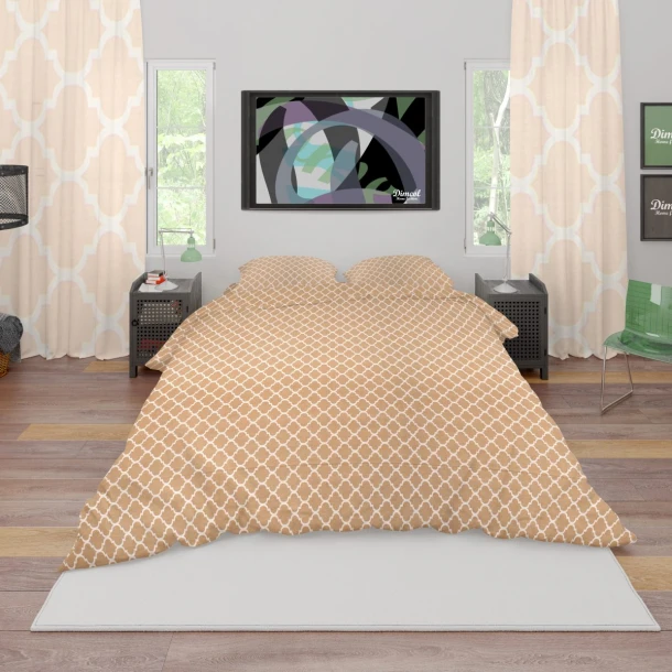 Πάπλωμα Βαμβακερό Υπέρδιπλο 220x240εκ. Windows 150 Dimcol
