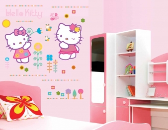 Αυτοκόλλητο Τοίχου Hello Kitty Ango 5193