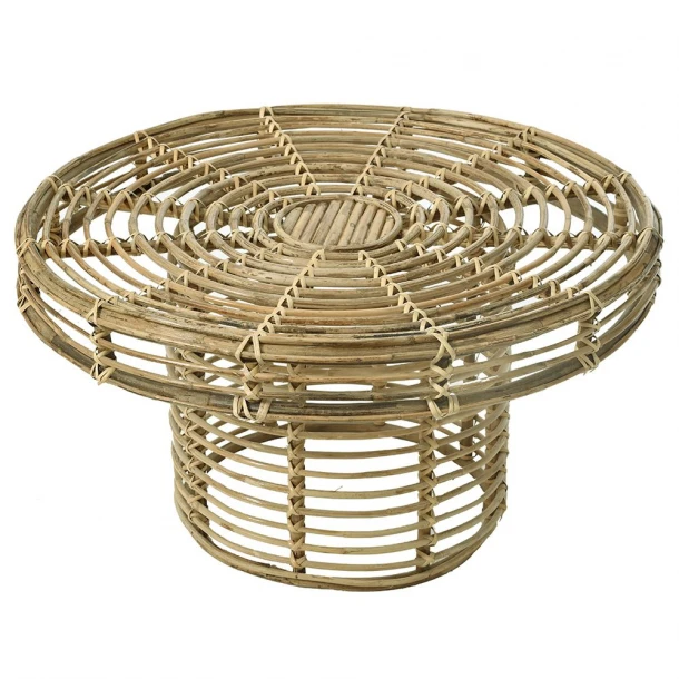 Τραπεζάκι Ψάθινο-Bamboo iliadis 81x81x45εκ. 76882