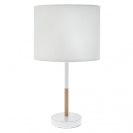 Επιτραπέζιο Φωτιστικό Μεταλλικό Χρυσό-Λευκό iliadis 25x45εκ. 76768