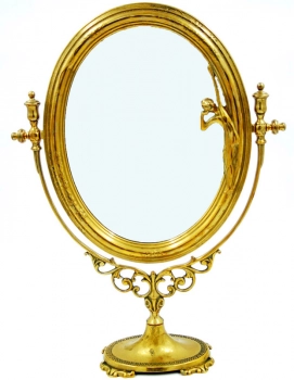 Επιτραπέζιος Kαθρέπτης Μπρούτζινος Royal Art 45εκ. STL065GL