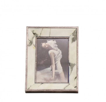 Κορνίζα Γυάλινη Μάρμαρο ESPIEL 15,5x3,5x20,5εκ. MAF131