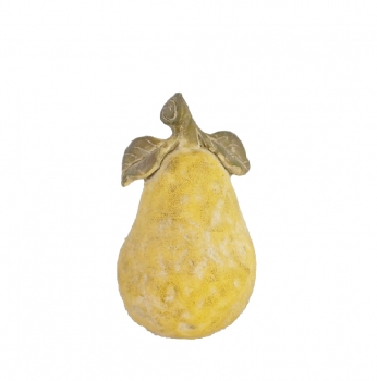 Διακοσμητικό Αχλάδι Κεραμικό ESPIEL 12x12x18,5εκ. JOE204