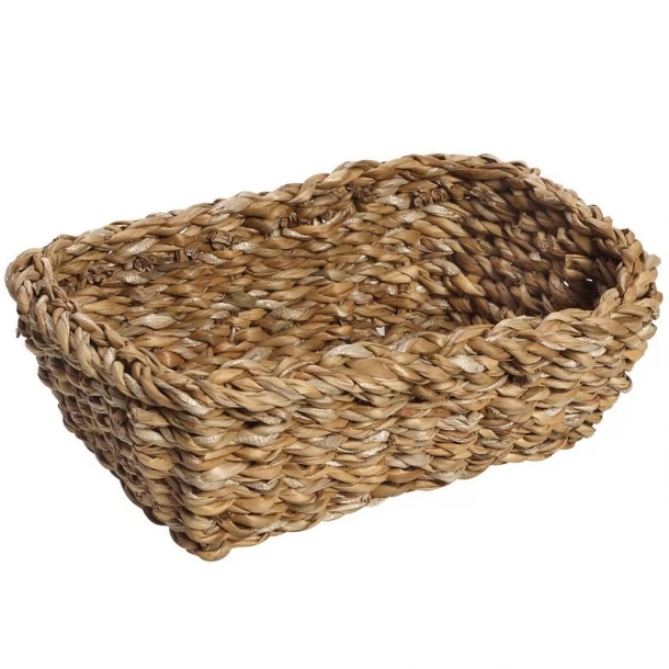 Ψωμιέρα Ψάθινη Ορθογώνια ESPIEL 28x24x10εκ. KAG106
