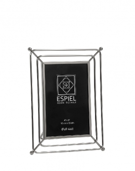 Κορνίζα Μεταλλική Ασημί ESPIEL 20,5x1,4x15,2εκ. FAM407