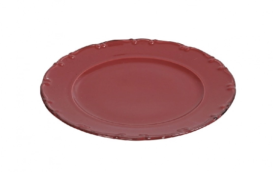 Πιάτο Φρούτου Πορσελάνης Ροζ-Καφέ Liana ESPIEL 19εκ. TLX103K6