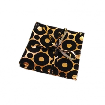 Σουβέρ Σετ 6τμχ Polyester ESPIEL 10x10εκ. HEN208