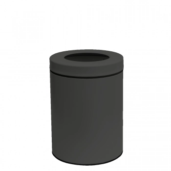 Κάδος Απορριμάτων 5lit Inox 21x28εκ. Pam & Co 2128-113