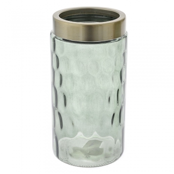 Δοχείο Γυάλινο Σμαραγδί Με Μεταλλικό Καπάκι iliadis 10x22εκ. 79747