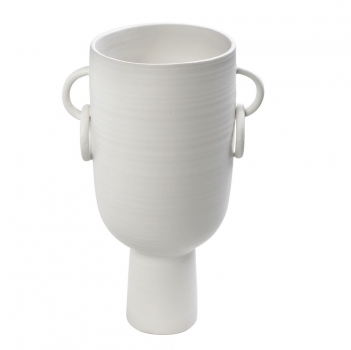 Βάζο Πορσελάνης Λευκό ESPIEL 22x15,5x34εκ. NFU538