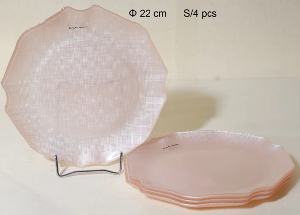 Σετ Πάστας 4τμχ Γυάλινα Royal Art 22εκ. AKA7/705B