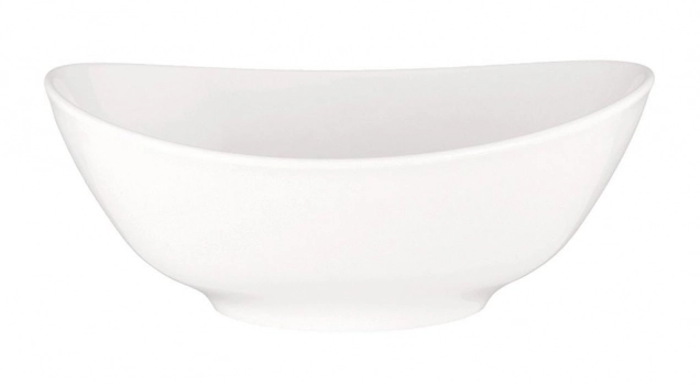 Μπωλ Σερβιρίσματος Πορσελάνης Meran Λευκό ESPIEL 25,5x21,6x9,6εκ. 001.004420K2
