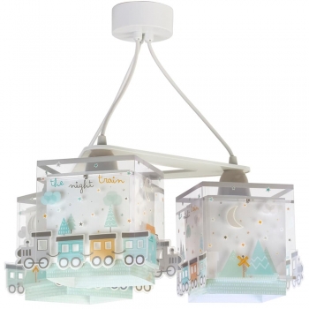 Φωτιστικό Οροφής 3Φωτο The Night Train Ango 39x39x52εκ. 63534