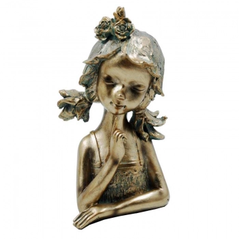 Διακοσμητικό Κορίτσι Πολυεστερικό Royal Art 15x12x27,5εκ. LAN9/05