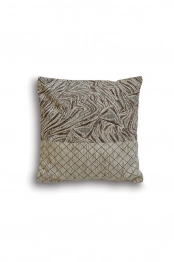 Διακοσμητική Μαξιλαροθήκη Σενίλ Ζακάρ 40x40εκ. Dario Beige Sb home